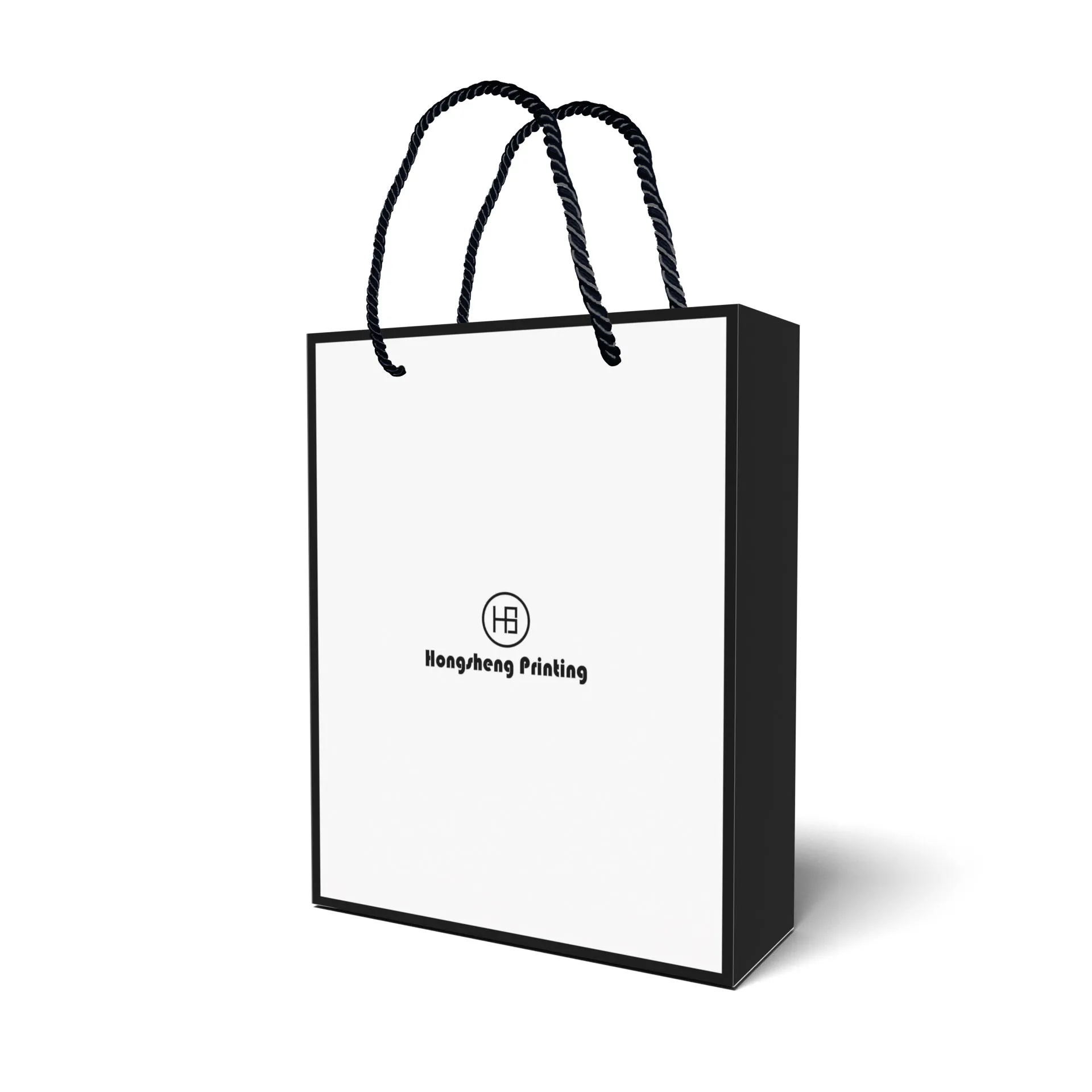 Professional Factory Logo Trolley Large Plastic Bag Custom Logo Printing Retail Shopping Bags