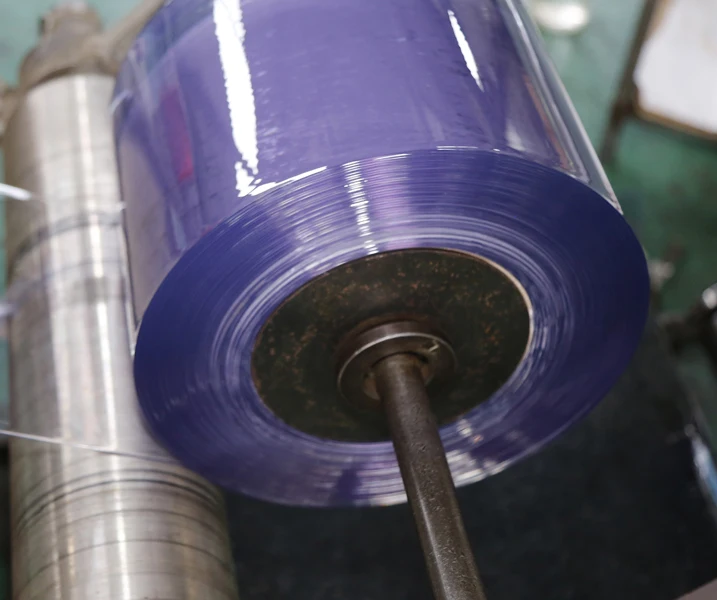 Transparent Blue Strip Curtains Freezer Curtain