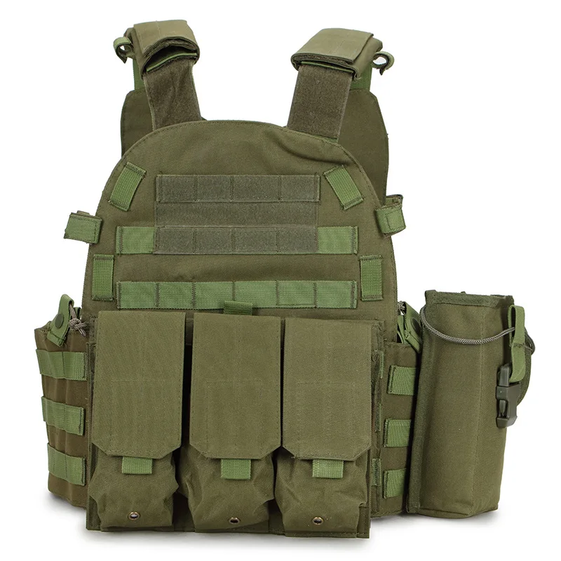 JSH 900D Oxford Big Capacity Quick Release Tactical Vest with Computer Interlayer Softback Vest