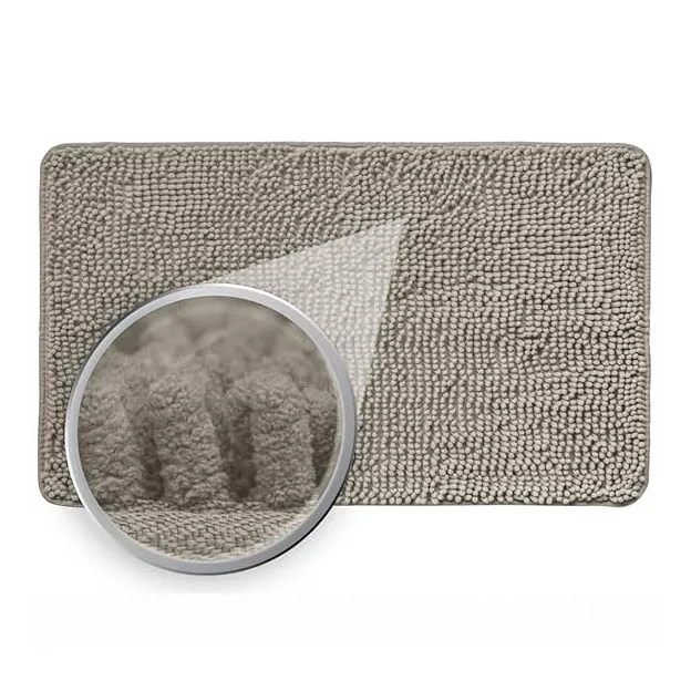 Bath Mats Non Slip Custom Print Bath Mat for Shower Square Washable Rugs