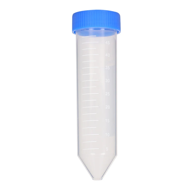 Laboratory Wholesale Plastic Conical Bottom Blood Test Graduated Disposable Sterile 50ml Centrifuge Tube