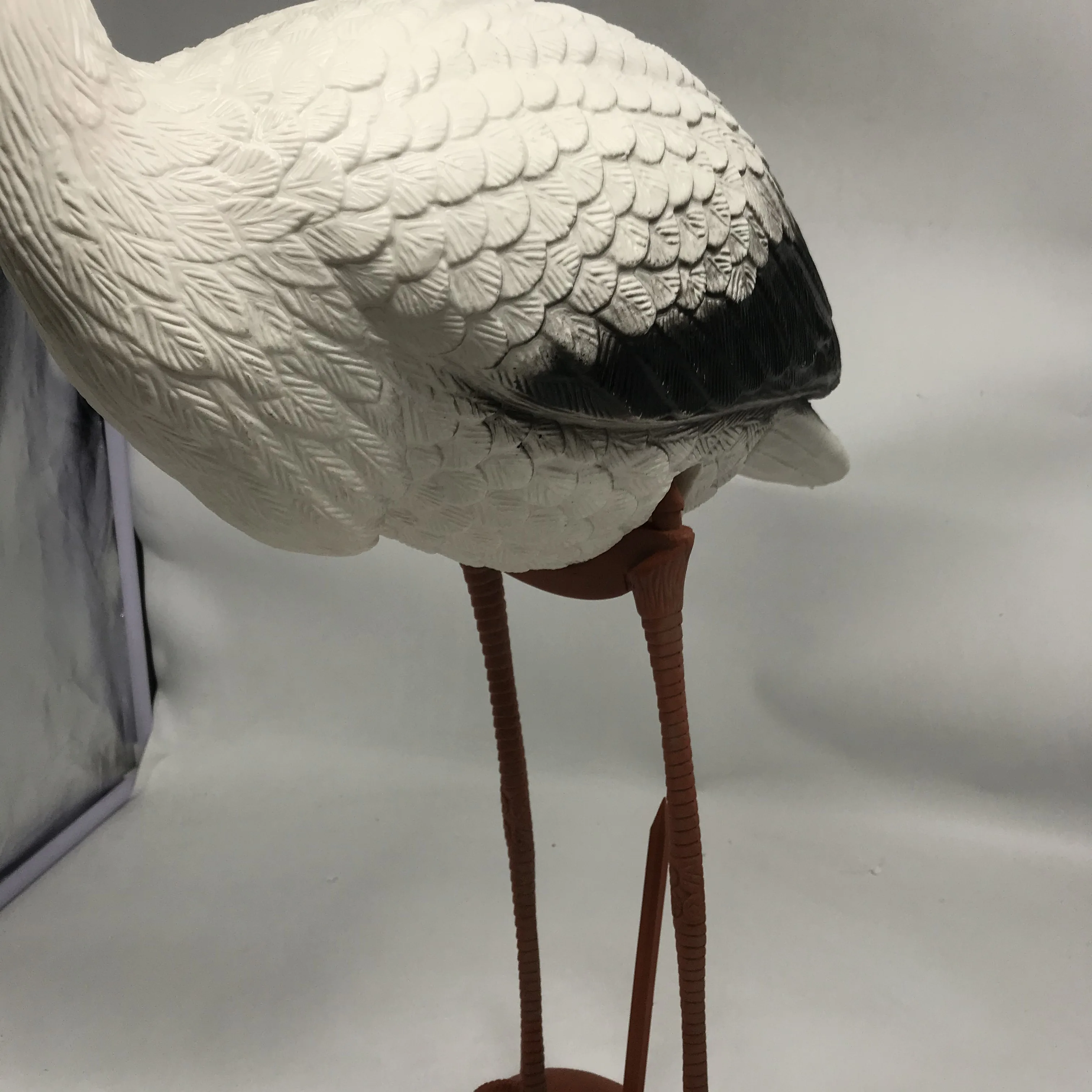 Garden Sculpture Lawn Ornaments Plastic Crane for Stork animal Figure