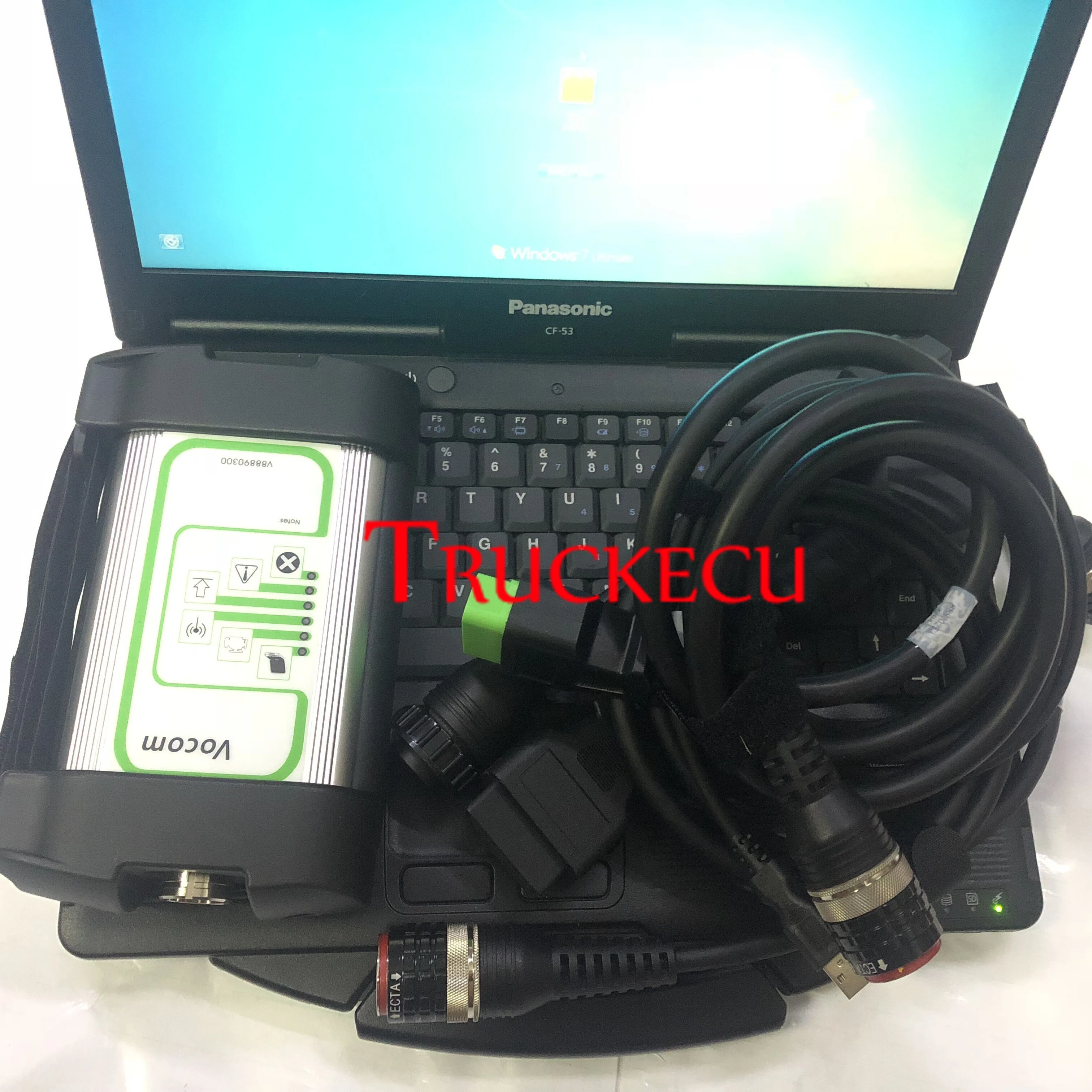  V2.7 ptt techtool для volvo vcads pro vocom грузовик экскаватор fh fm euro6 диагностический инструмент Программирование ЭБУ + cf53