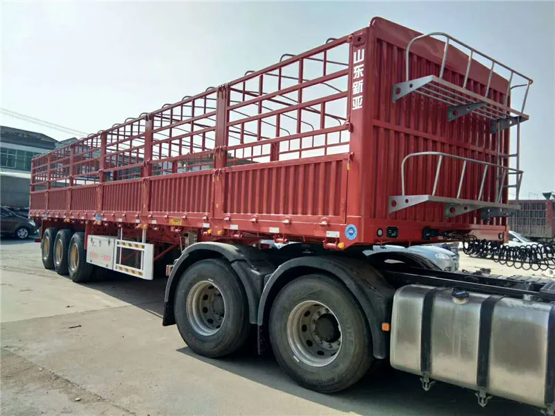 Brand New 70 Ton Lowbed Semi Trailer 40Ft Side Wall Semi Trailer Cargo Trailer Body Panels