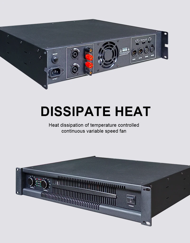 Профессиональное производство, недорогой мощный китайский Полнодиапазонный усилитель мощностью 1000 Вт