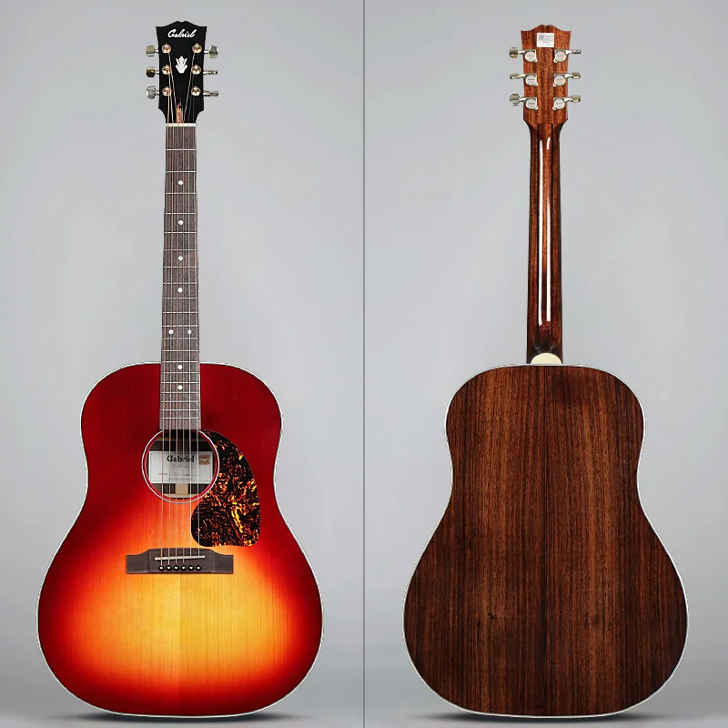 Gabriel Customshop J45 Jumbo Adirondack Spruce Indian Rosewood OEM high-quality Acoustic Guitar