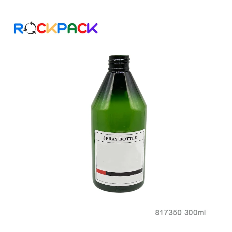 Empty Refillable 300ml PET Plastic Trigger Spray Cleaning Bottle