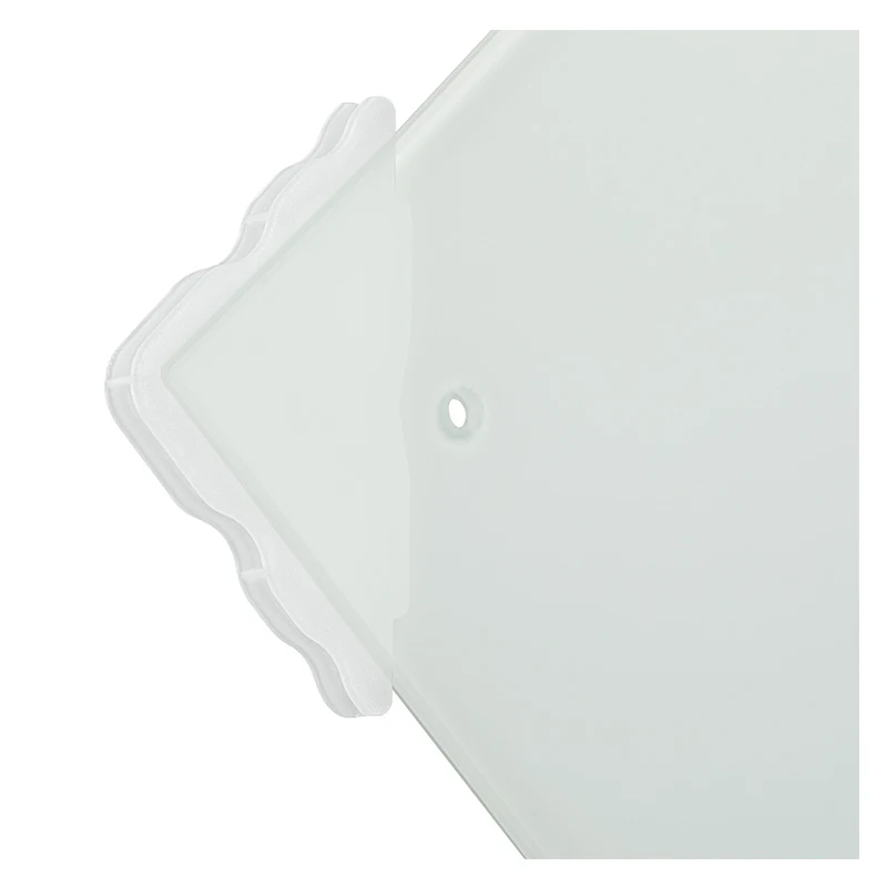 Easy Install Frameless Magnetic Heat Tempered Glass Whiteboard with Dismountable Pen Tray