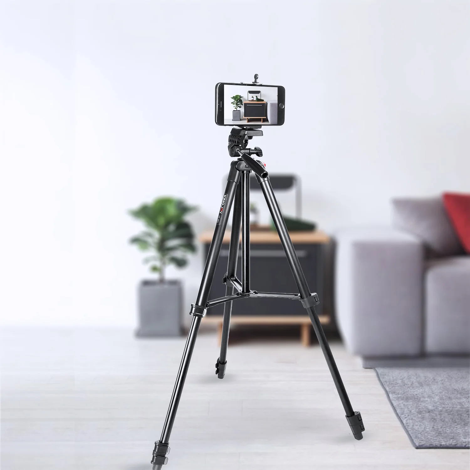  Штатив KINGJOY 53 дюйма для камеры и телефона стойка цифровой зеркальной Canon Nikon с сумкой