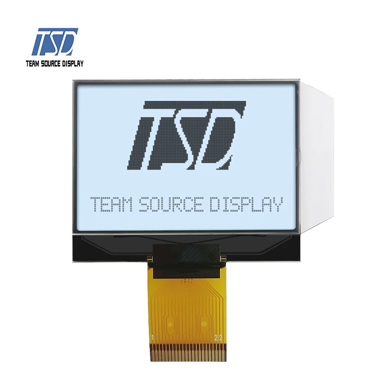 TSD custom 128x64 Graphic Segment LCD Positive COG STN FSTN DFSTN VA 128*64 LCD Module Glass Monochrome LCD Module Display