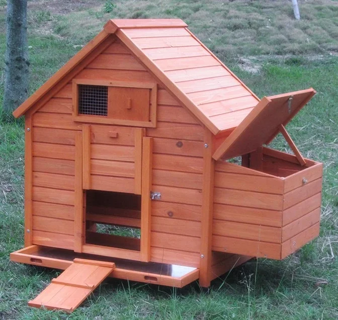 Factory Wholesale Chicken Coop Wooden Chicken House With Egg Nest Easy To Assemble Chicken Hen Cage