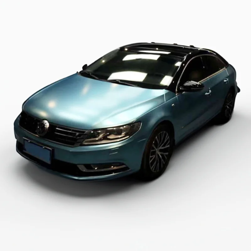 Rainbow Chrome Car Wrap Vinyl holographic silver chrome film