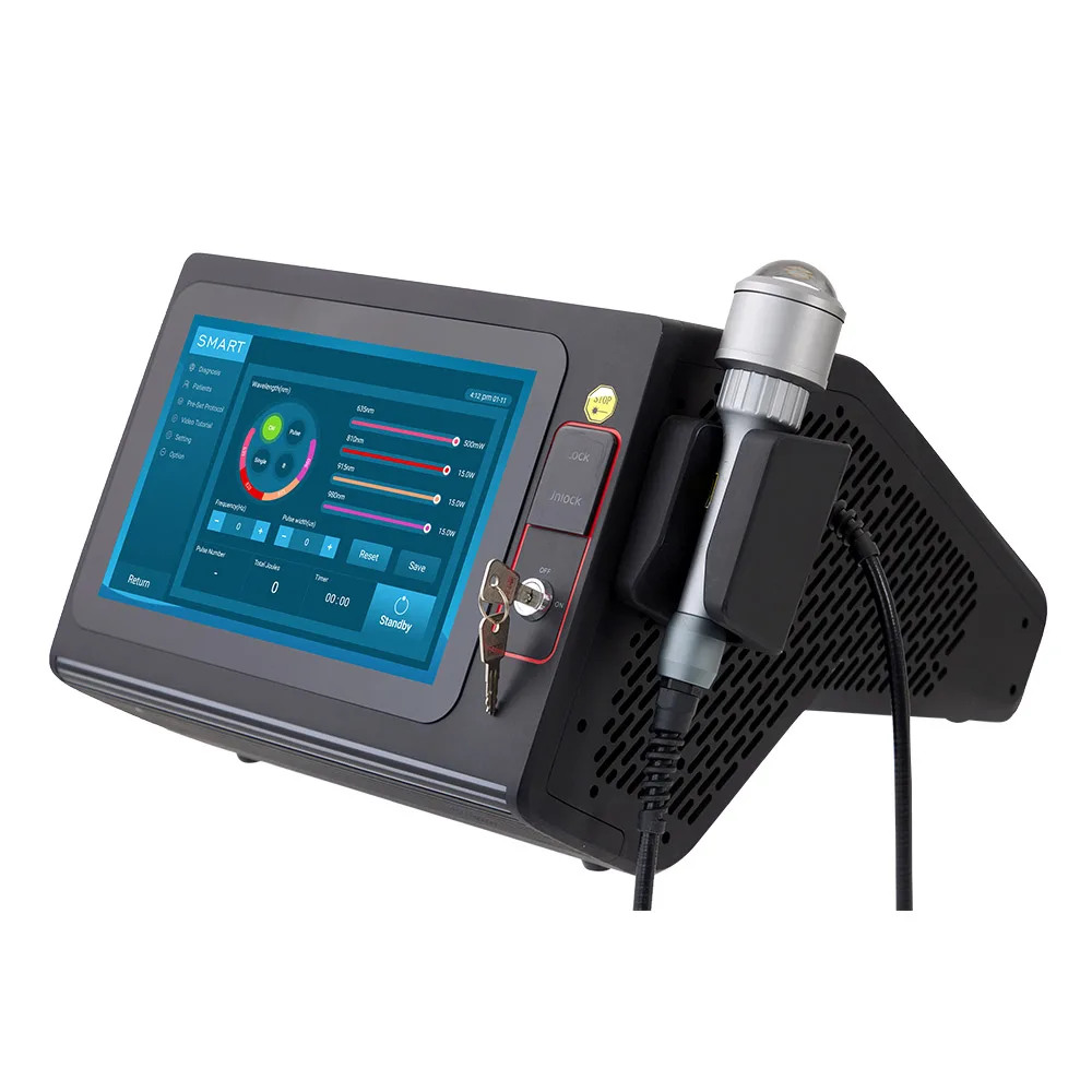 Class 4 Physical Laser Therapy 635nm 810nm 980nm 1064nm Machine 45W High Power For Body Pain Relief