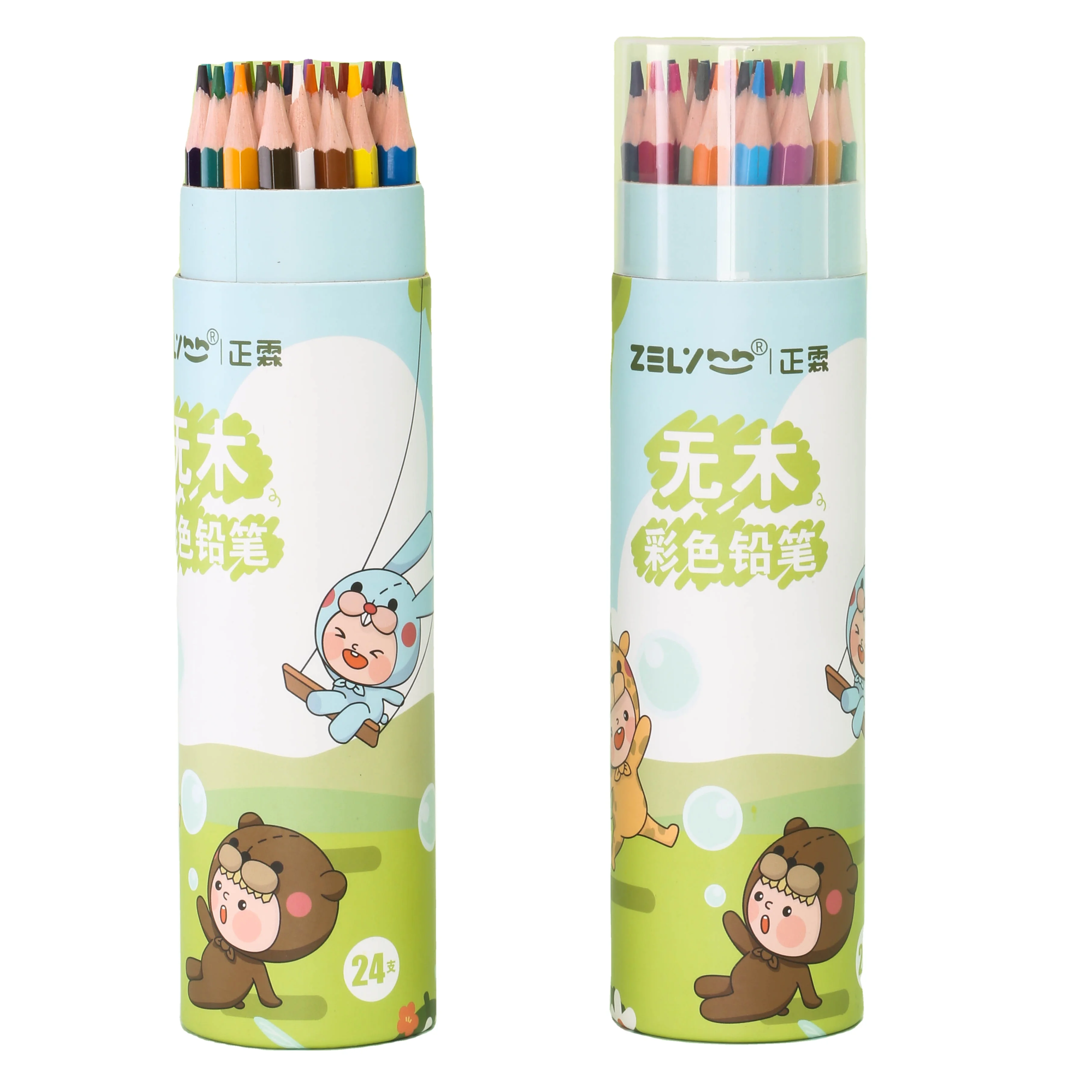 Hot sale 36 color professional artist tin box art set soft core colored pencils for coloring and sketching for adult children