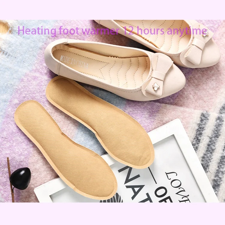heated moldable pads in winter self heating insole foot warmer