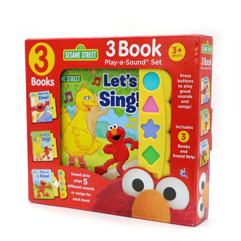 Children musical board book colorful kids sound board book printing