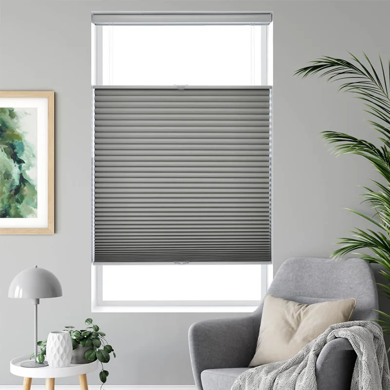 Chain Automatic Honeycomb Shades Small Orders /Sunroom Honeycomb Cellular Motorized Blinds