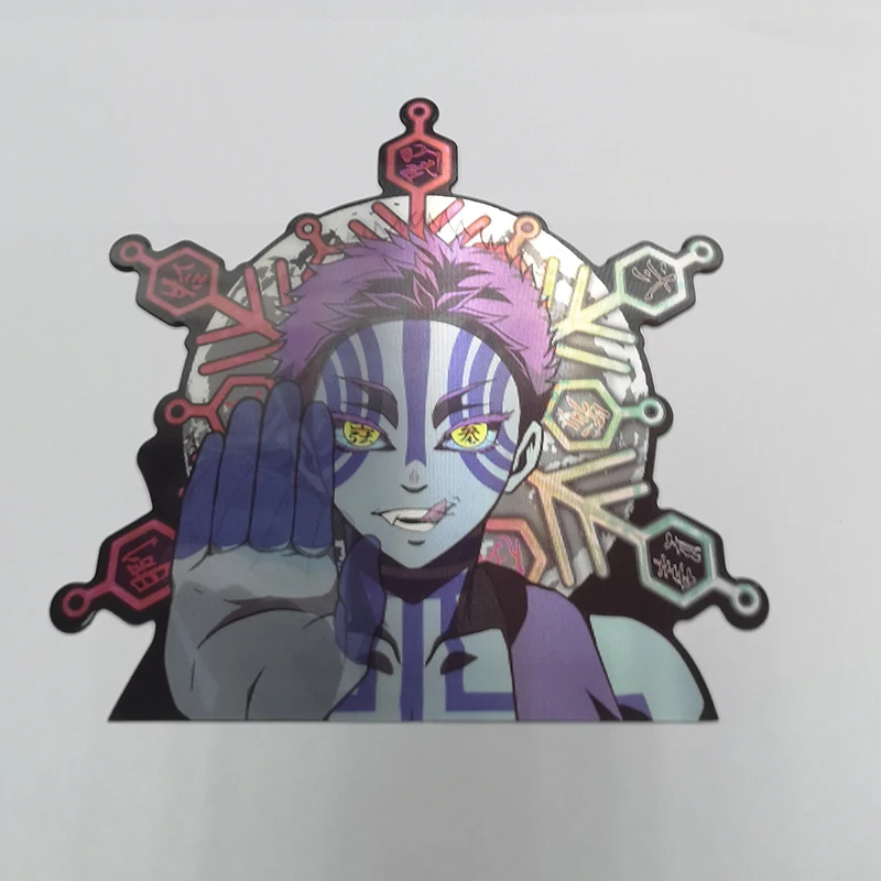 Custom printing window car decoration morph 3D flipping motion anime adhesive lenticular
