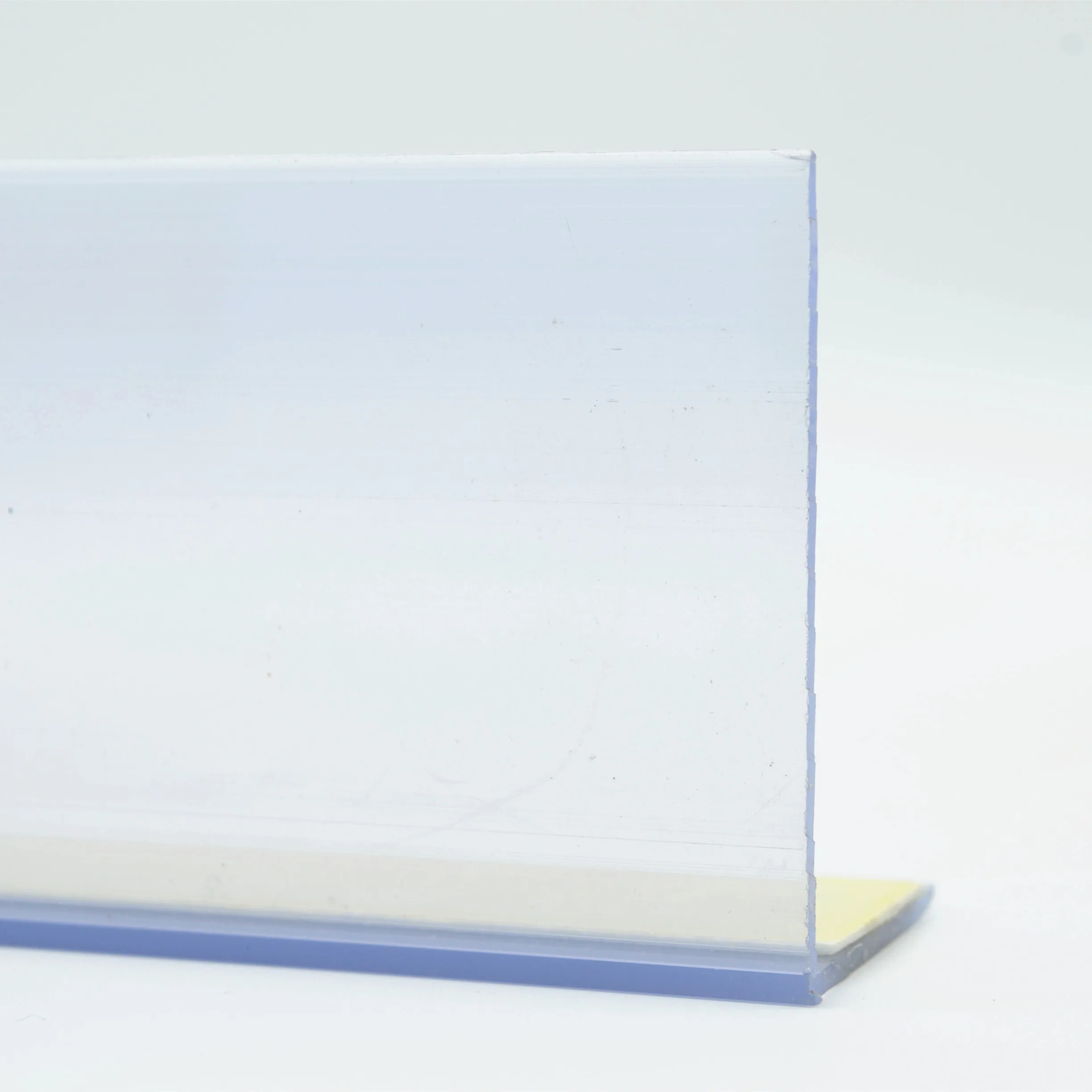 L shape plastic pvc shelf divider supermarket for supermarket shelf