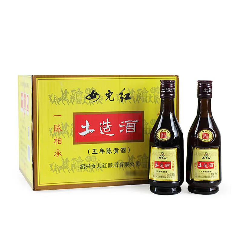 Оптовая продажа, вино для дочери shaoxing Tuzao, желтое рисовое вино для возраста 5 лет
