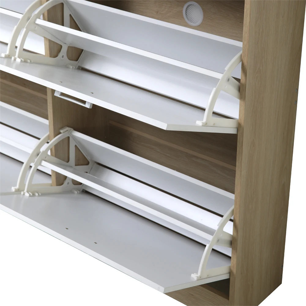 Direct Manufacturer Morden Living Room Furniture Shoe Rack Storage Organizer Entryway White Shoe Rack Cabinet Shoe Cabinet