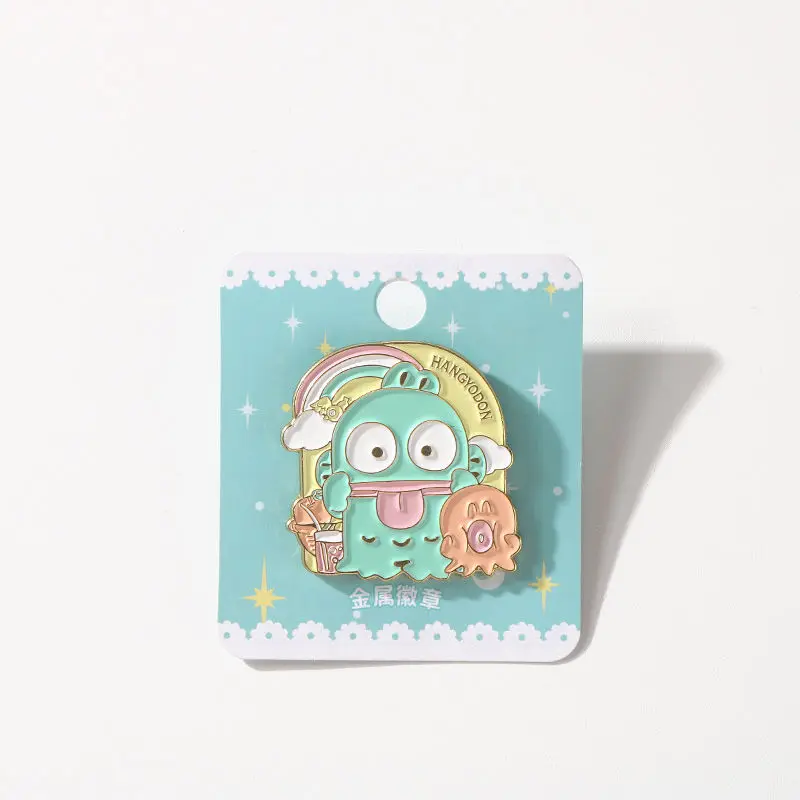 op Grade Exquisite Badge Souvenir Pins Cartoon Kuromi Melody Kuromi Cinnamoroll Fans Collection Metal Enamel Lapel Pins