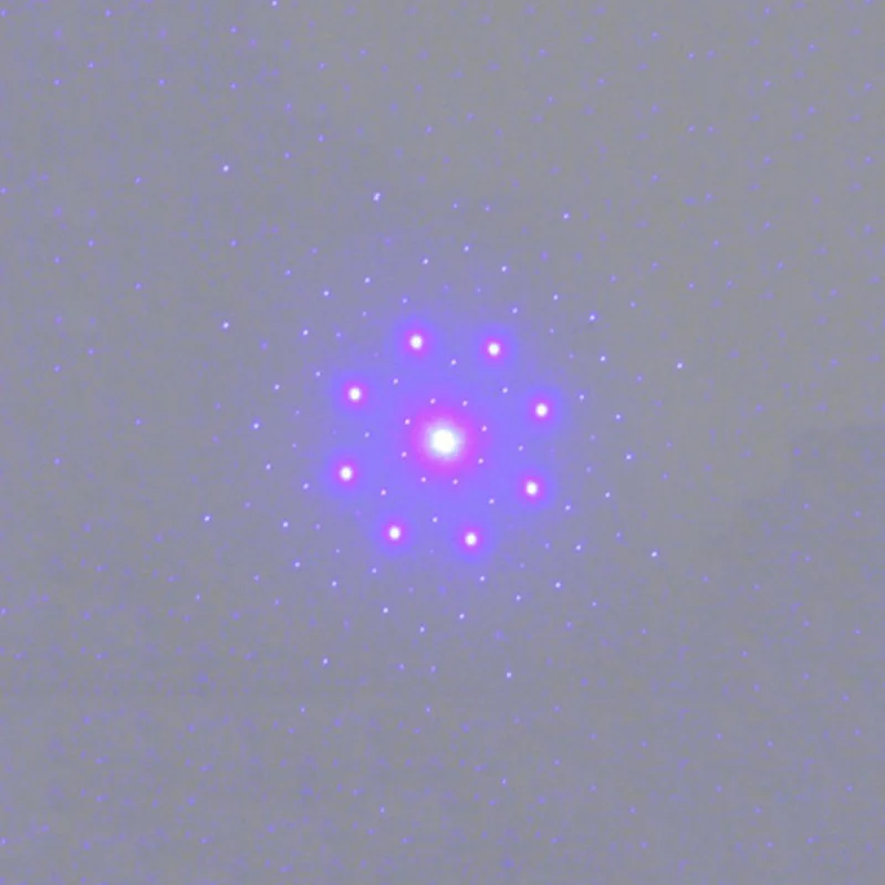 8 Point Circle Laser Dot Module With Center Dot Pattern