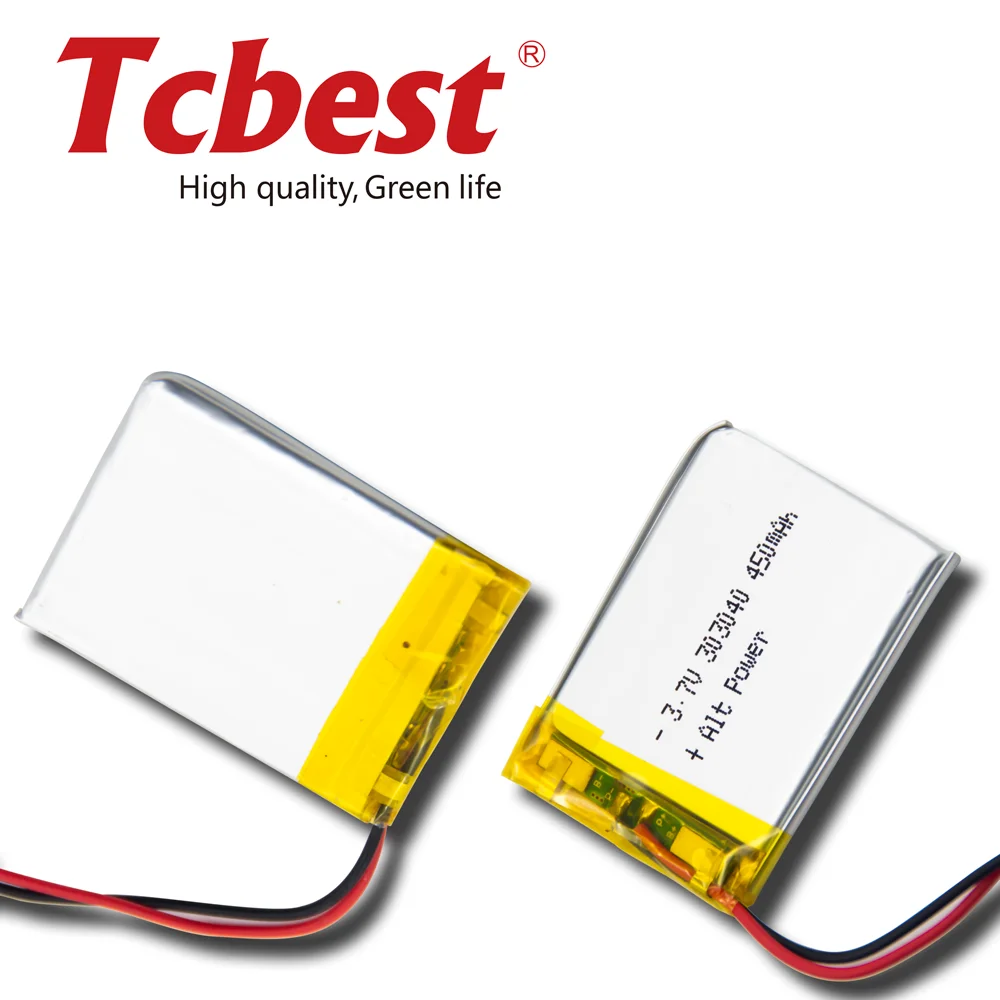 High Quality Hot Selling Li polymer batteries 303040 350mAh 3.7V for Toys