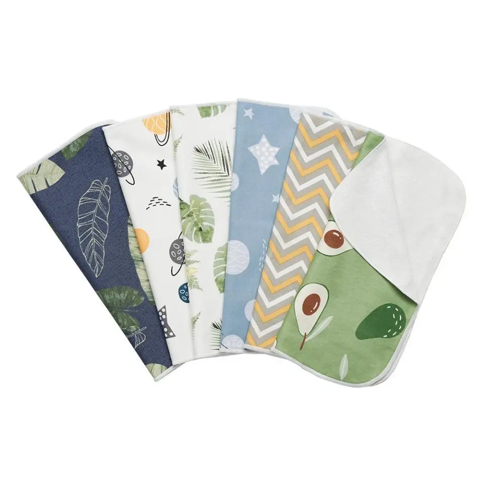 Eco friendly paperless baby organic unbleached cleaning cloth washable napkins kitchen unpaper towel
