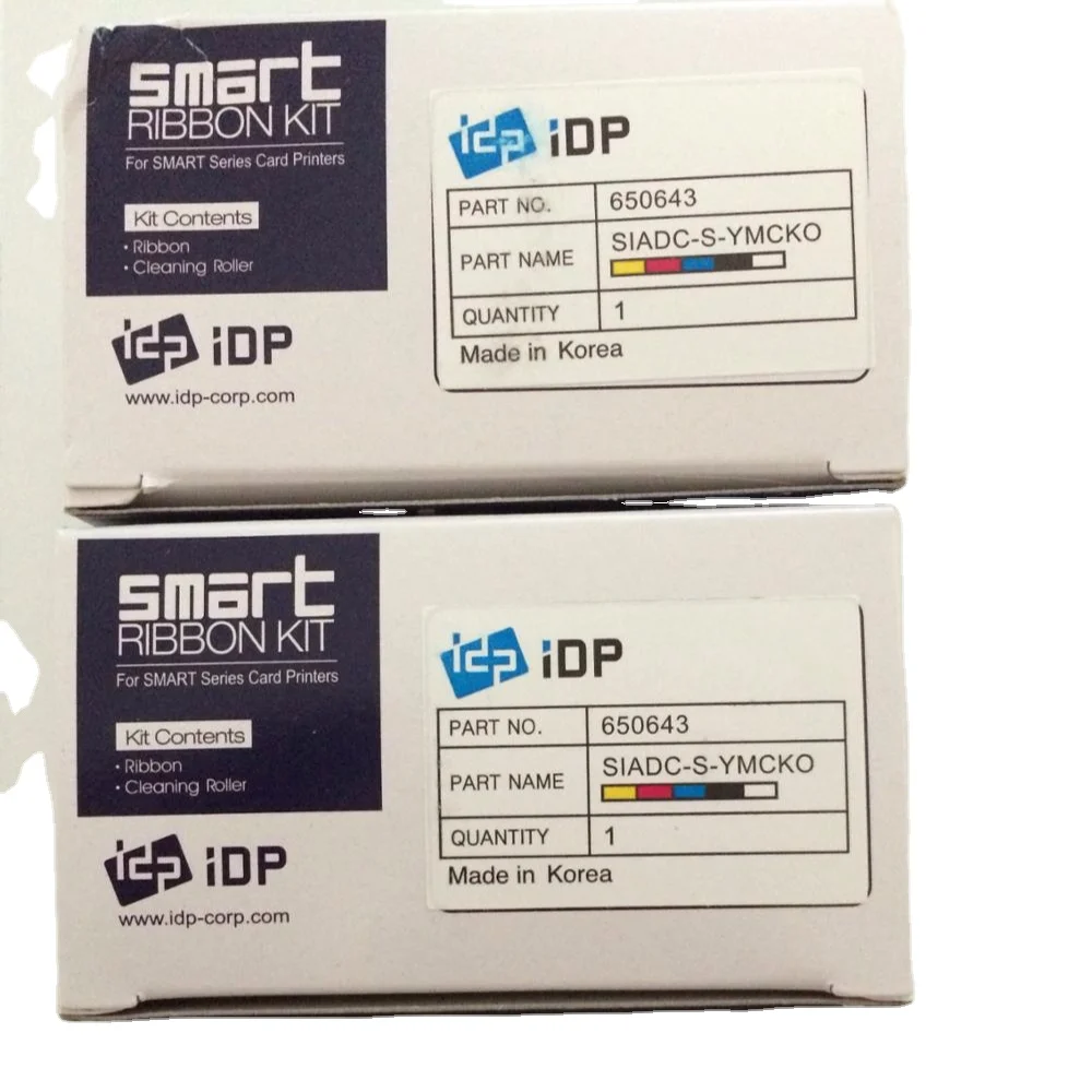 Корея IDP Smart YMCKO цветная лента 650643 для смарт-принтеров 30/50
