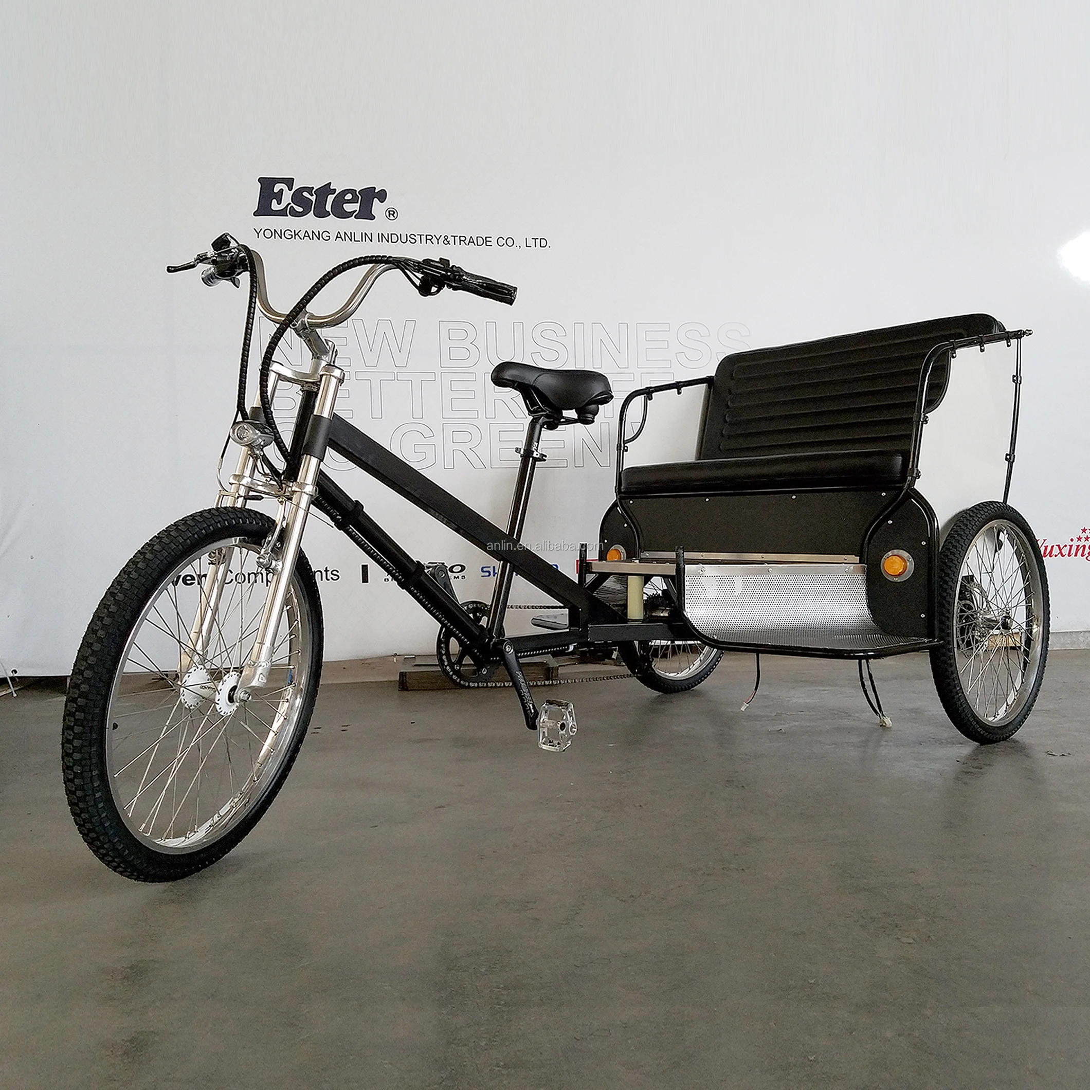 ESTER Pedicab Rickshaw upgrade parts every year sightseeing