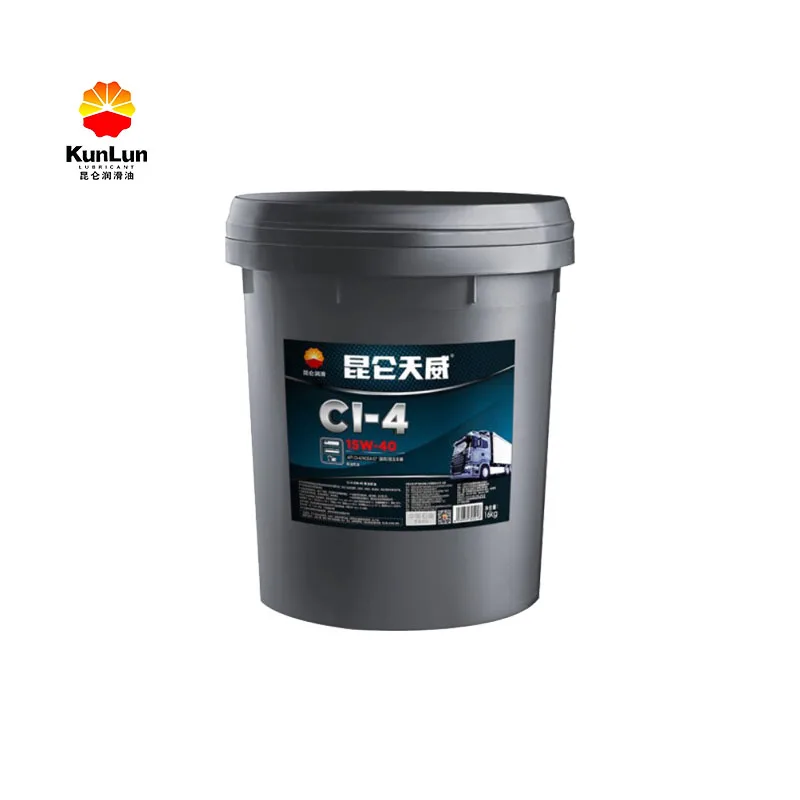 China National Petroleum Corporation ranked fourth in the world Kunlun Tianwei brand CI-4 15W-40 diesel engine oil 3.5KG/16KG/17