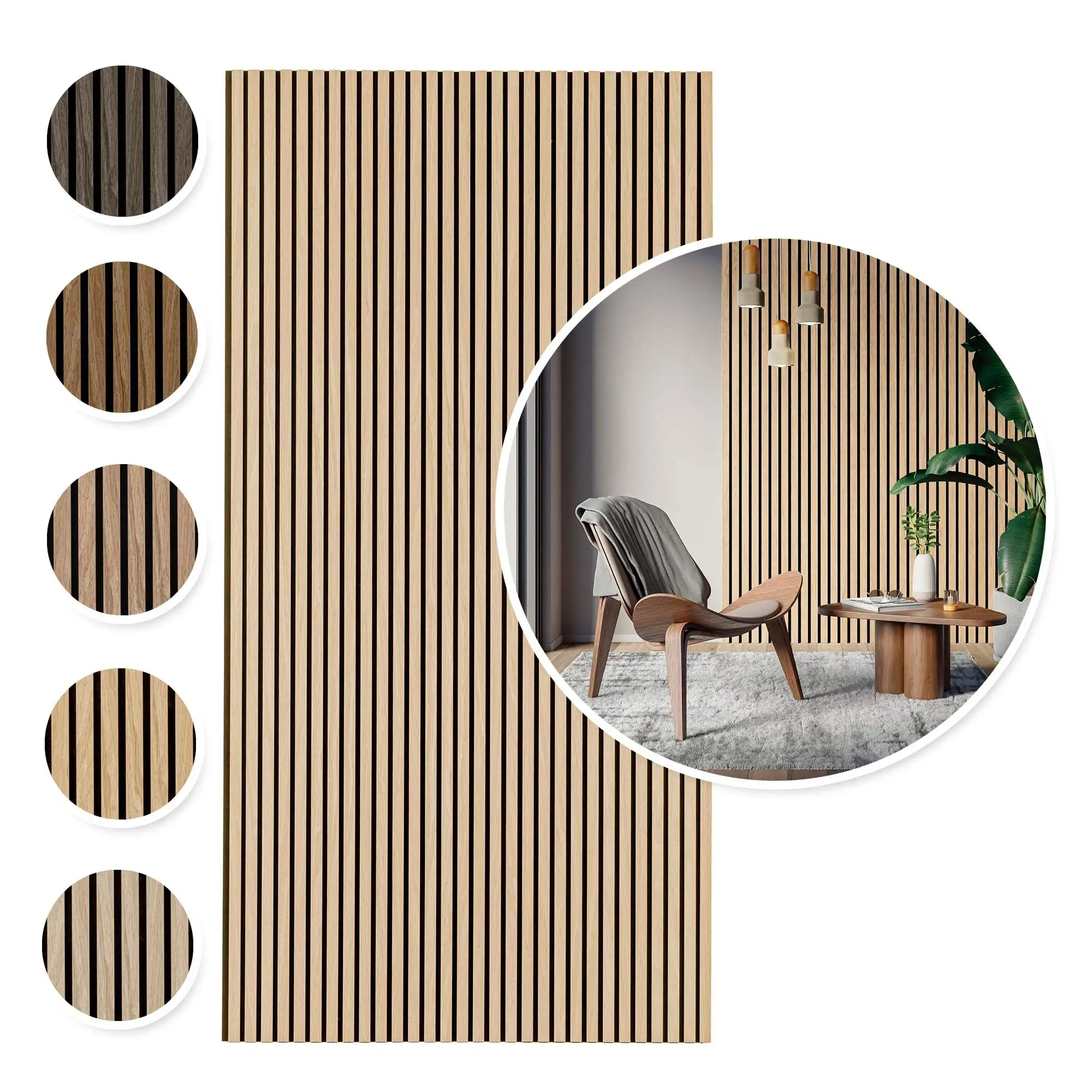 Akuslat Mdf Decorative Walls Panels & Boards 3d Wooden Wall Soundproofing Panels Acoustical Wall Panels for Studio