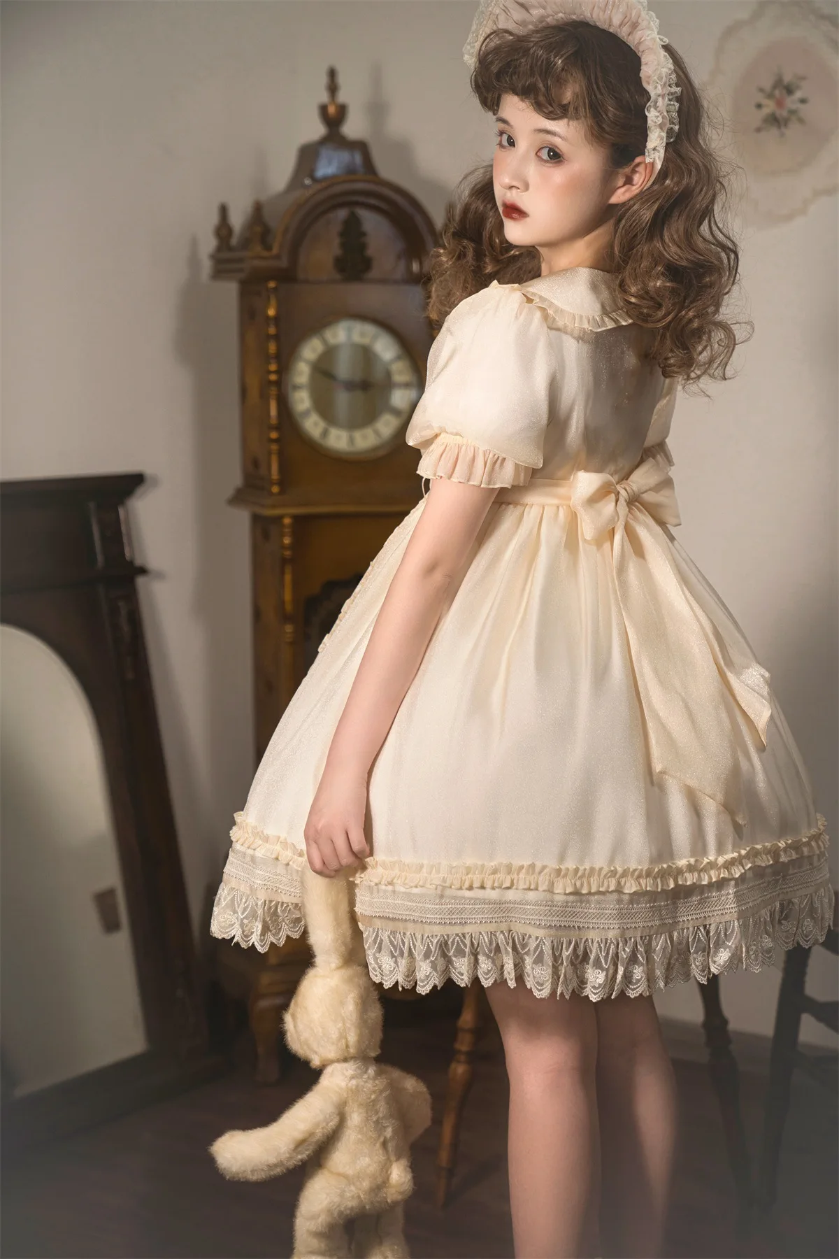 lolita dress kids anime french maid apron lolita fancy dress cosplay 2022 new women dress black lolita sweet kawaii