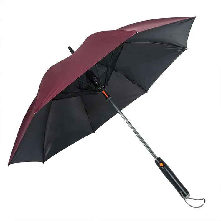 LS09 Promotional Water Mist Spraying  Summer Cooling UV Protection Straight Umbrella