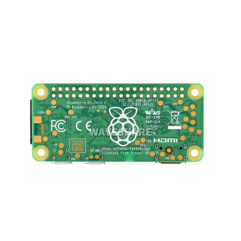 Misuxin Original Raspberry Pi Zero 2W 2 W, 1GHz Quad-Core CPU, 512MB RAM, WiFi, BLE4.2 ,RP3A0