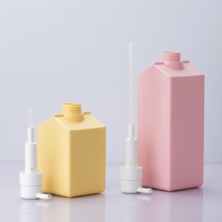 REMAX Plastic Shampoo Bottle 500ml Square Plastic Shampoo Bottle 1000 Ml Shampoo Bottle Luxury