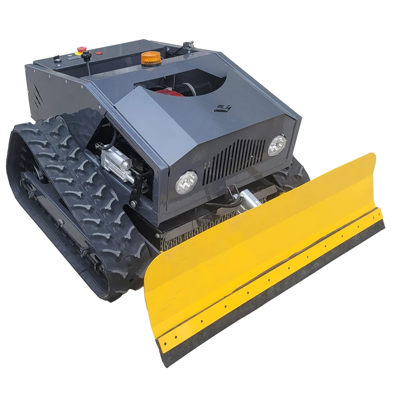 Self propelled remote control Robot Gas Lawn Mowers with the snow plow blade to Canada USA Europe