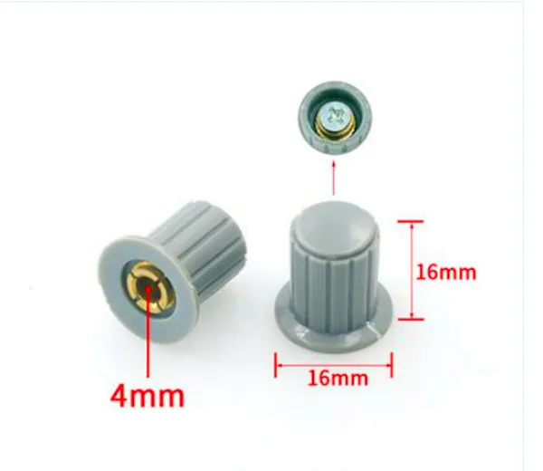 WXD3 WH5 WX14 potentiometer knob gray knob 4mm copper core knob