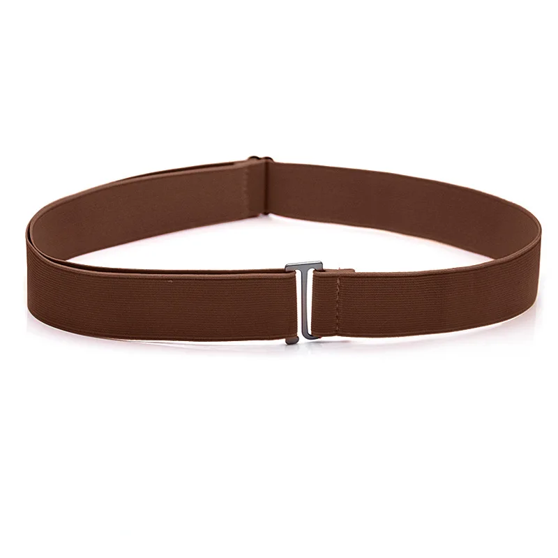Adjustable slim  invisible wais belt elastic belt seamless jeans belts for women