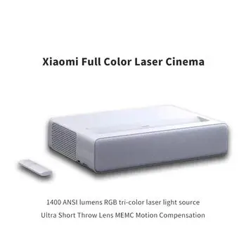 Hot selling full-color Laser cinema projector ultra short Throw laser  HD 1080P home cinema Triple Laser projector