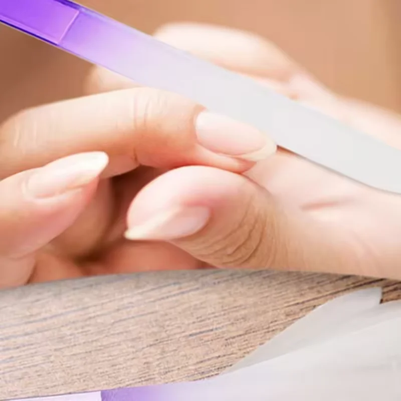 Best Rainbow Colored Beauty Crystal Glass Nail File