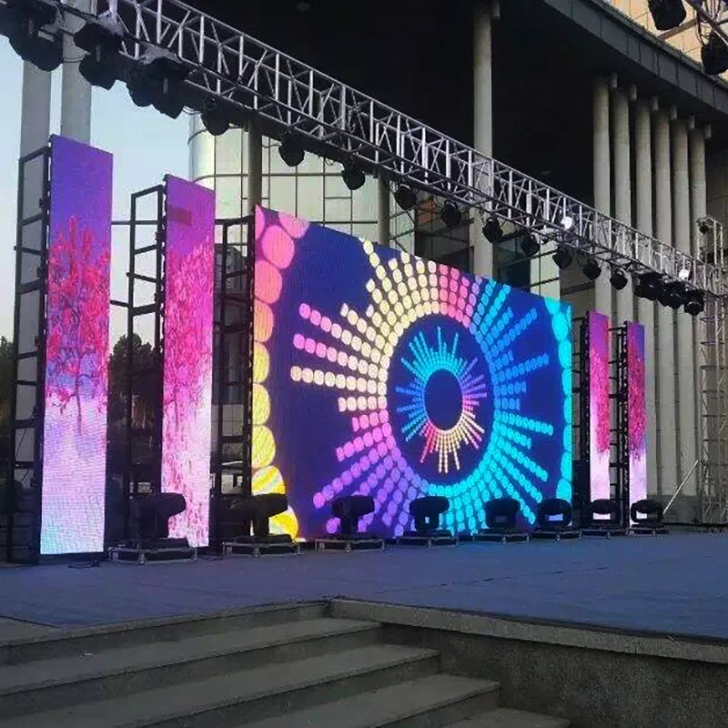 p1.9 p2.6 p3.9 p4.8 rental led screen video wall display stacking system indoor rental stage led display suppliers