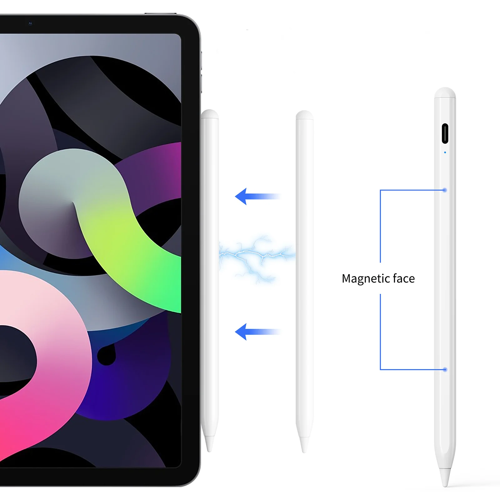 High level pressure sensitivity tablet active stylus pen for android iphone 7/XR/8/8plus/ ipad microsoft windows device HP