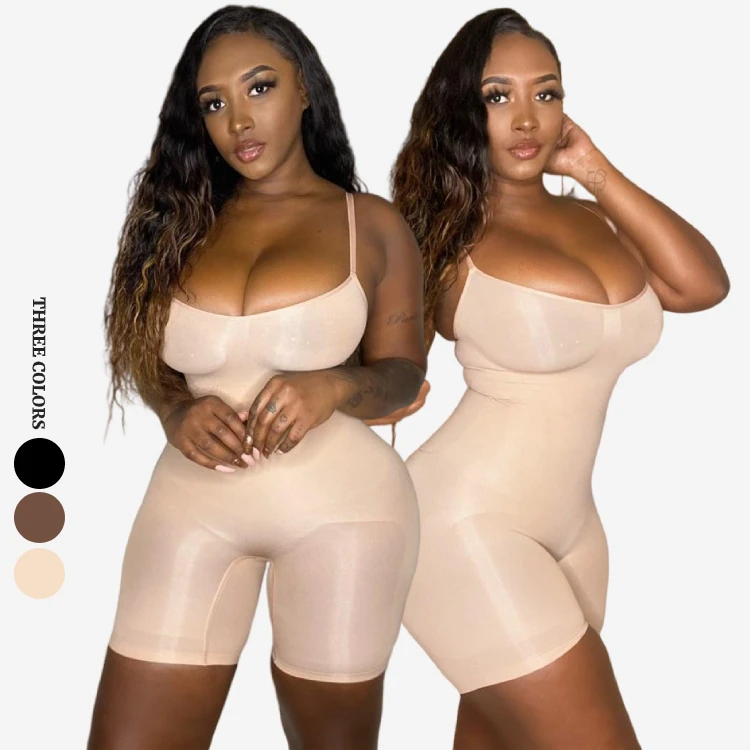 
High Elasticity Women Butt Lifter Shapewear Slimming Tummy Control Full Body Shapers 