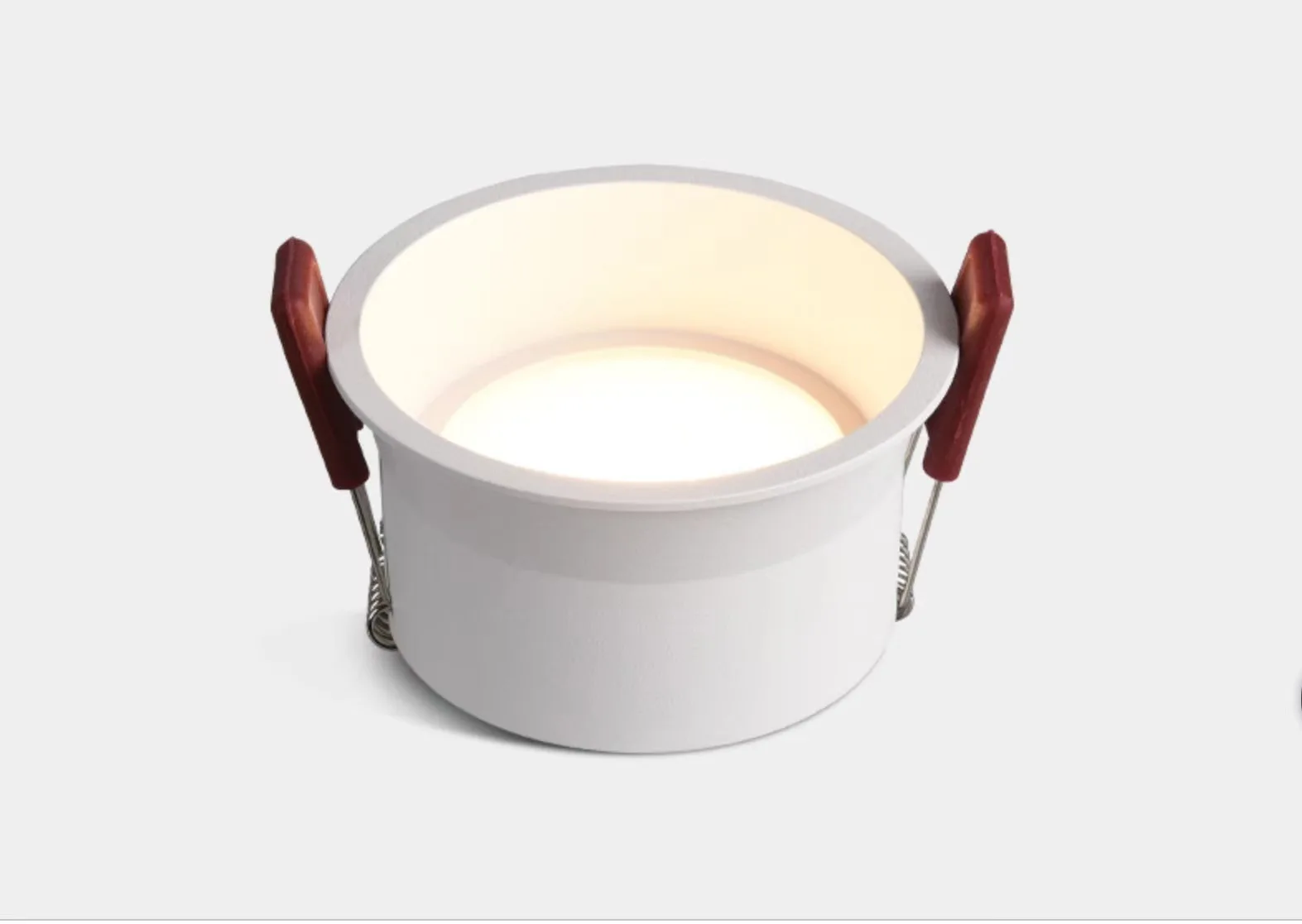 2024 High Quality Ultra-Slim LED Downlight 5W Adjustable Spotlight Anti-Glare Home Hotel Living Square 220V