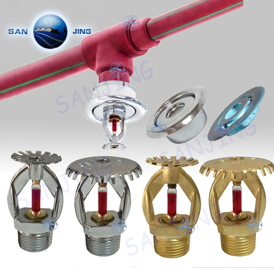 K-Factor 5.6 (80) Concealed Fire Sprinkler Quick Response Chrome Cover Supplier