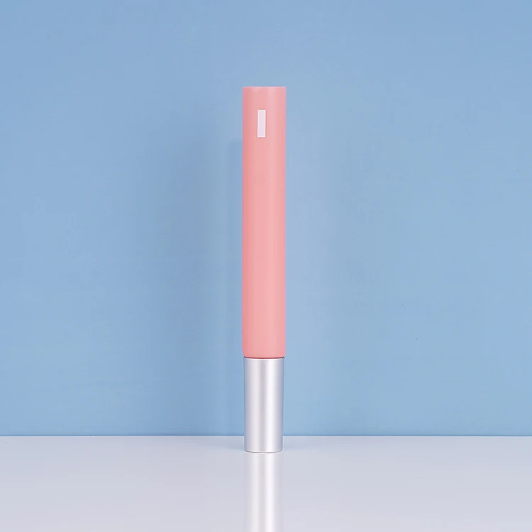 10ml Custom Plastic Cosmetic Packaging Skincare Container Lip Gloss Squeeze Makeup Concealer Tube With Flocking Brush Applicator