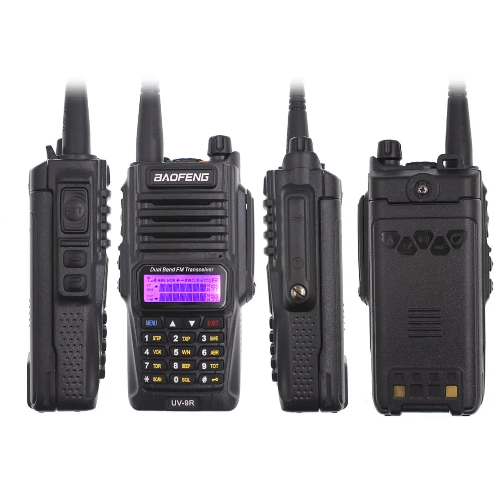 Baofeng Radio UV-9R uv 9Rplus Waterproof VHF UHF Walkie Talkie UV9R analog Two Way Radio