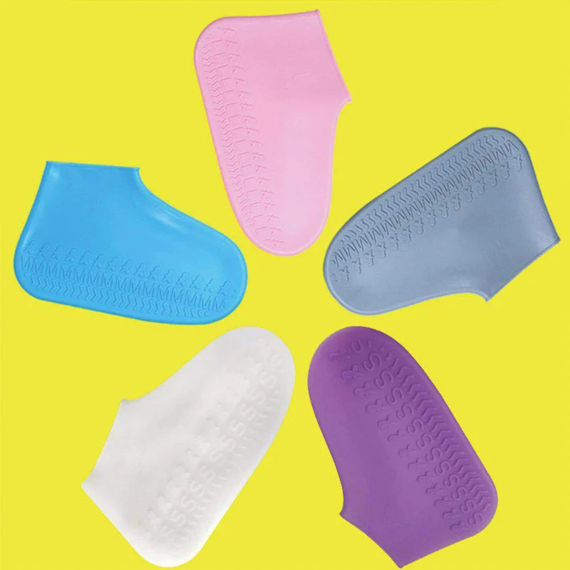 Reusable Foldable Not-slip Rain Shoe Covers Waterproof Rain Shoes for Men Women Protection Silicone Shoes Covers